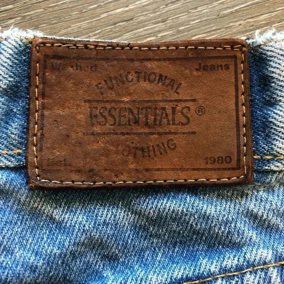 Vintage 90s High Waisted Denim Jeans Essentials Sport Denim Jeans Size 12 - Picture 8 of 11